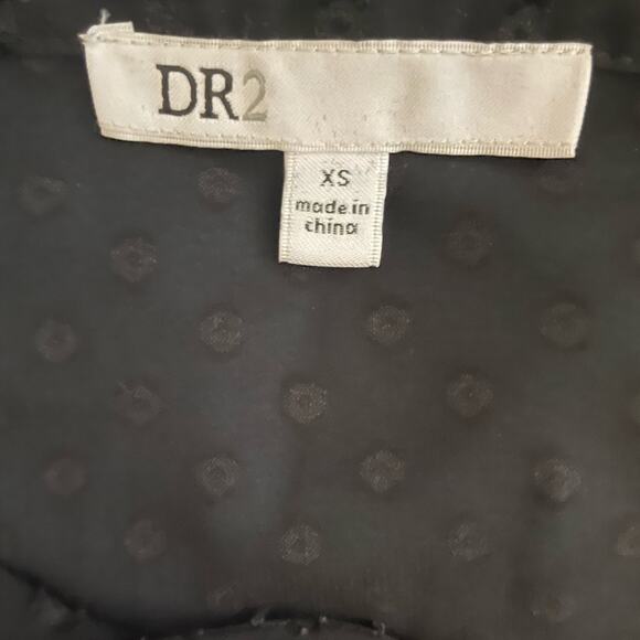 DR2 BY DANIEL RAINN Swiss Dot Antoinette Blouse, XS - Picture 9 of 9